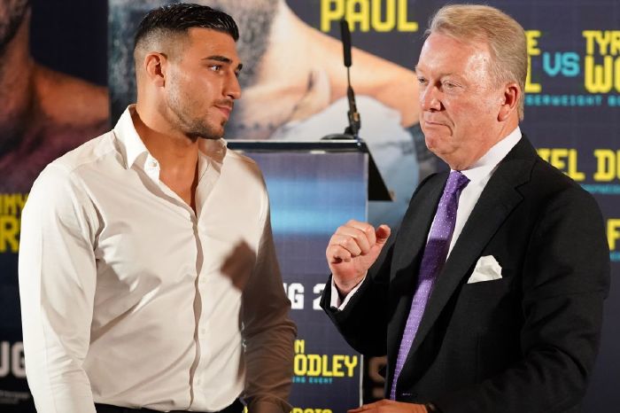 Tommy Fury and Frank Warren