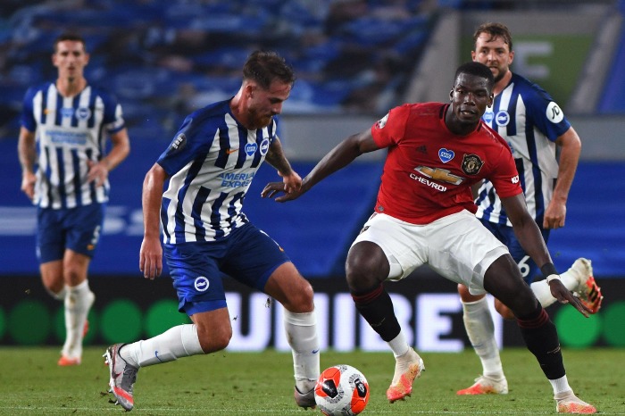Brighton host Manchester United at the AMEX on Saturday
