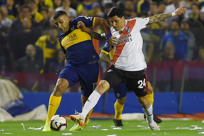 Boca Juniors and River Plate