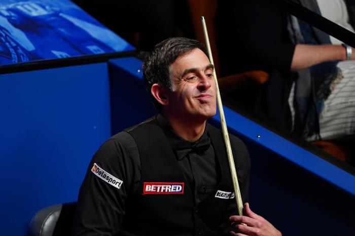 Ronnie O'Sullivan was involved in a heated dispute with the referee