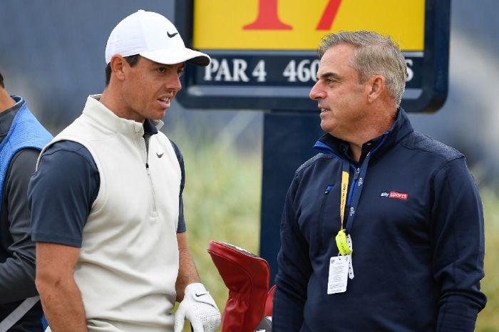 Rory McIlroy and Paul McGinley in conversation