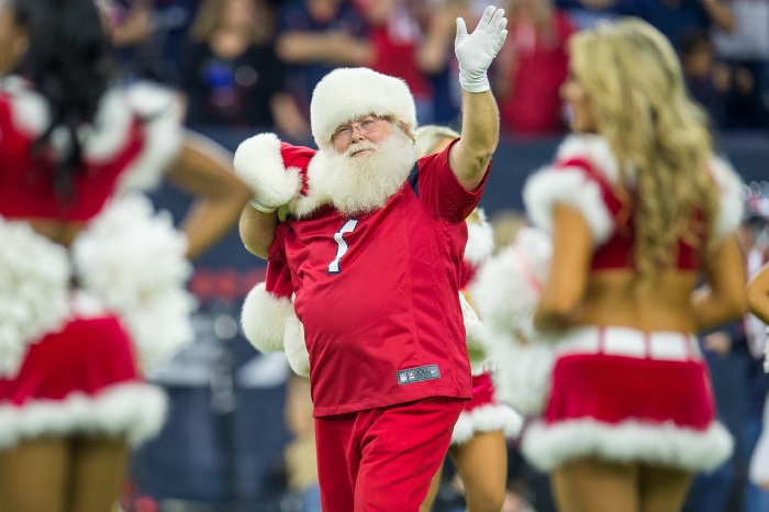 The NFL will play three Christmas Day games