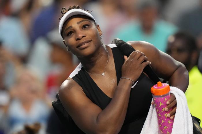 Serena Williams in action in Toronto