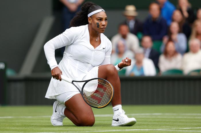 Serena Williams in failed Wimbledon comeback