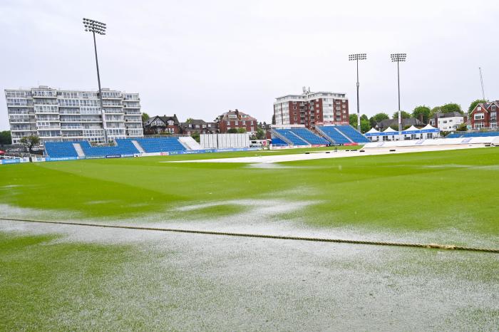The pitch at 1st Central County Ground Hove ahead of Sussex vs New Zealand.