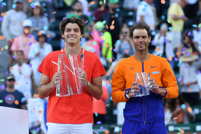 Taylor Fritz ended Rafael Nadal's streak to win the Indian Wells