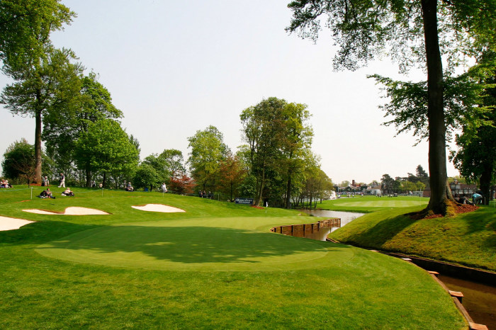 The famous 10th hole at The Belfry.