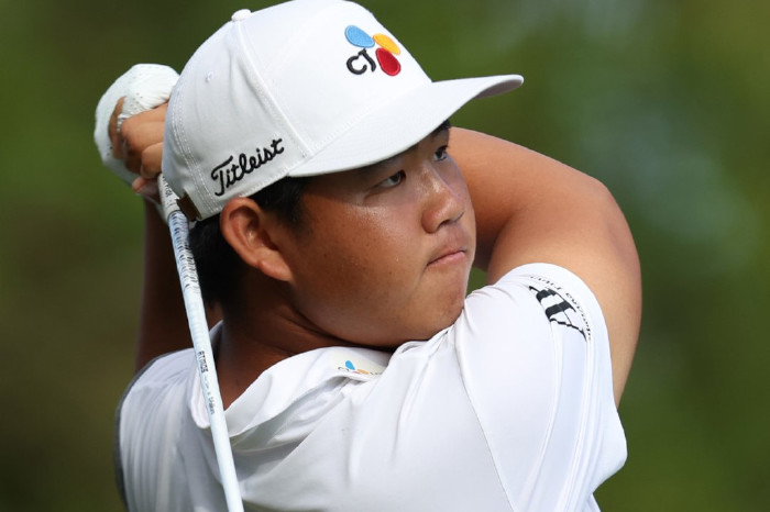 Tom Kim during the Shriners Open - Oct 2022