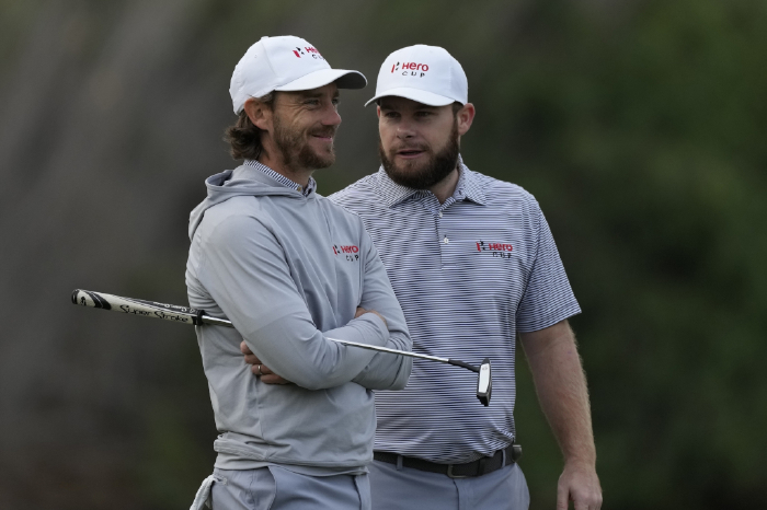 Tommy Fleetwood and Tyrrell Hatton - Hero Cup Jan 2023