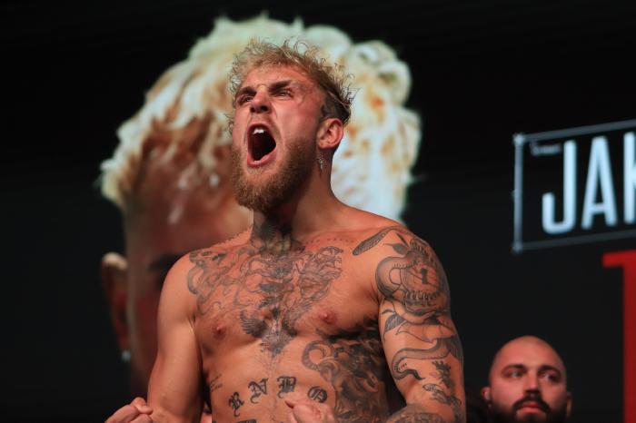 Jake Paul challenges Floyd Mayweather Jr to real fight.