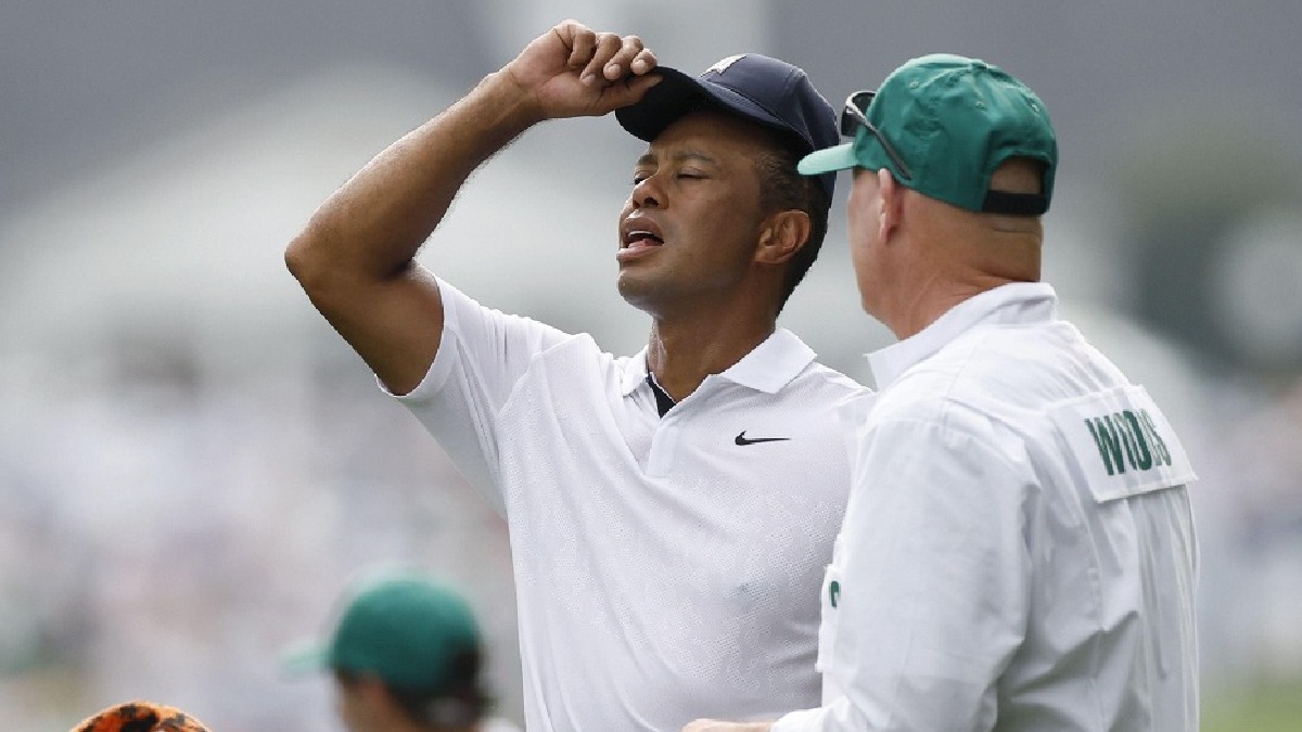 Tiger Woods felt 'constant' pain during his opening round at The Masters(02)