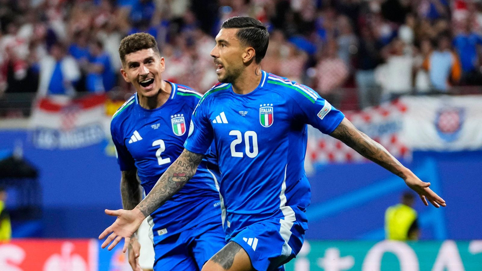 Mattia Zaccagni scores late equalizer as Italy earn dramatic draw with