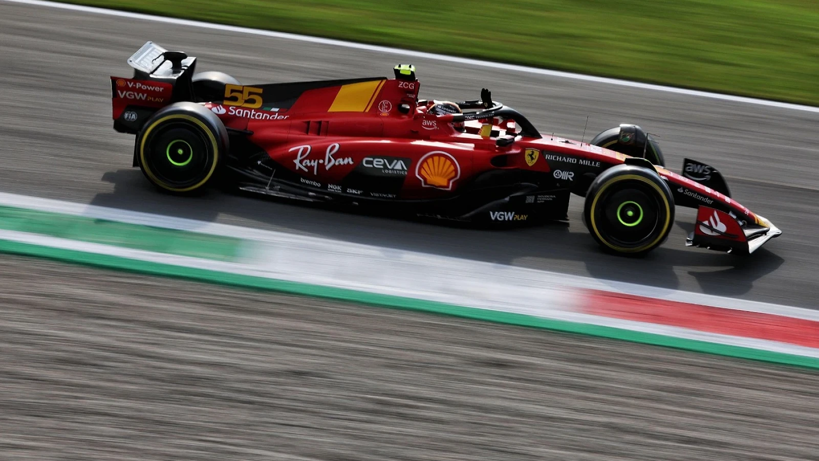 Carlos Sainz quickest for Ferrari at second practice session for ...