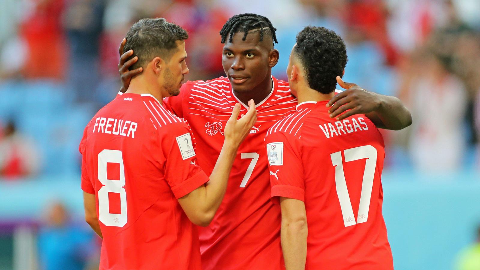 World Cup: Switzerland edge Cameroon as Breel Embolo scores winner against his country of birth