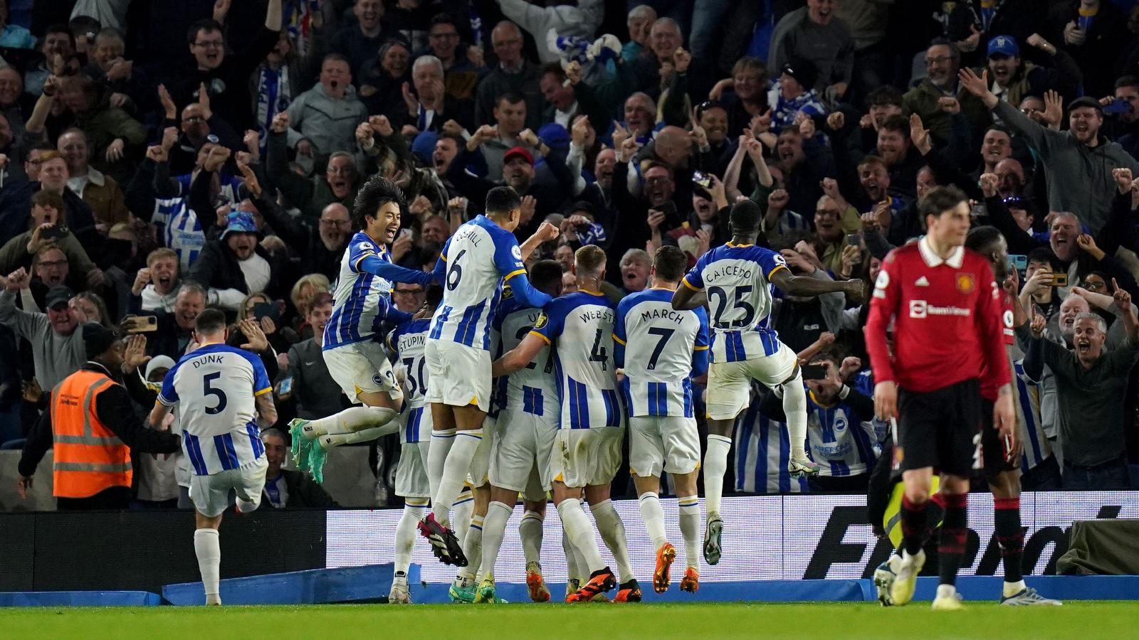 Penalty pain for Manchester United as Mac Allister earns Brighton all three points