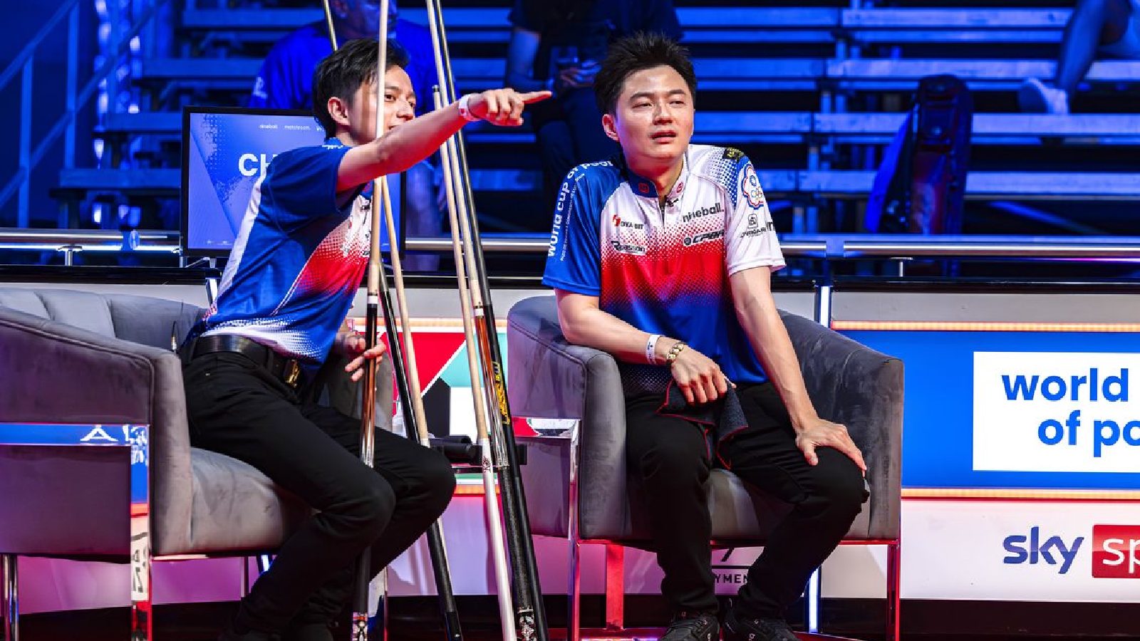 Nineball Pool: Chinees Taipei heeft een ronde van 16 wedstrijd met Nederland opgezet in de Billiards World Cup