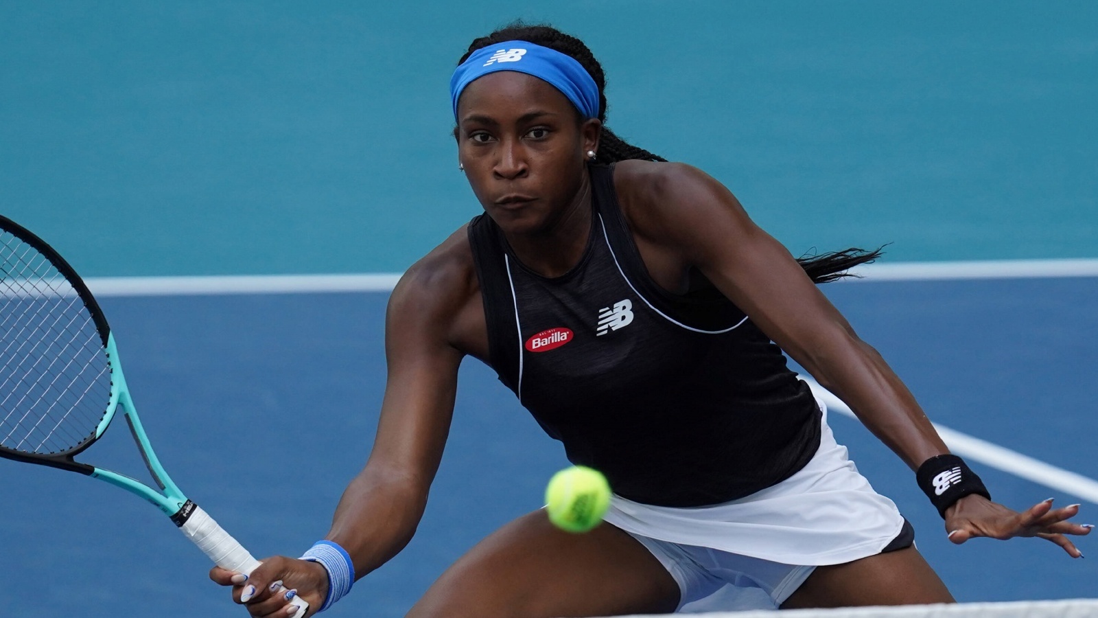 Coco Gauff wins battle of young stars as she holds off Emma Raducanu at ...
