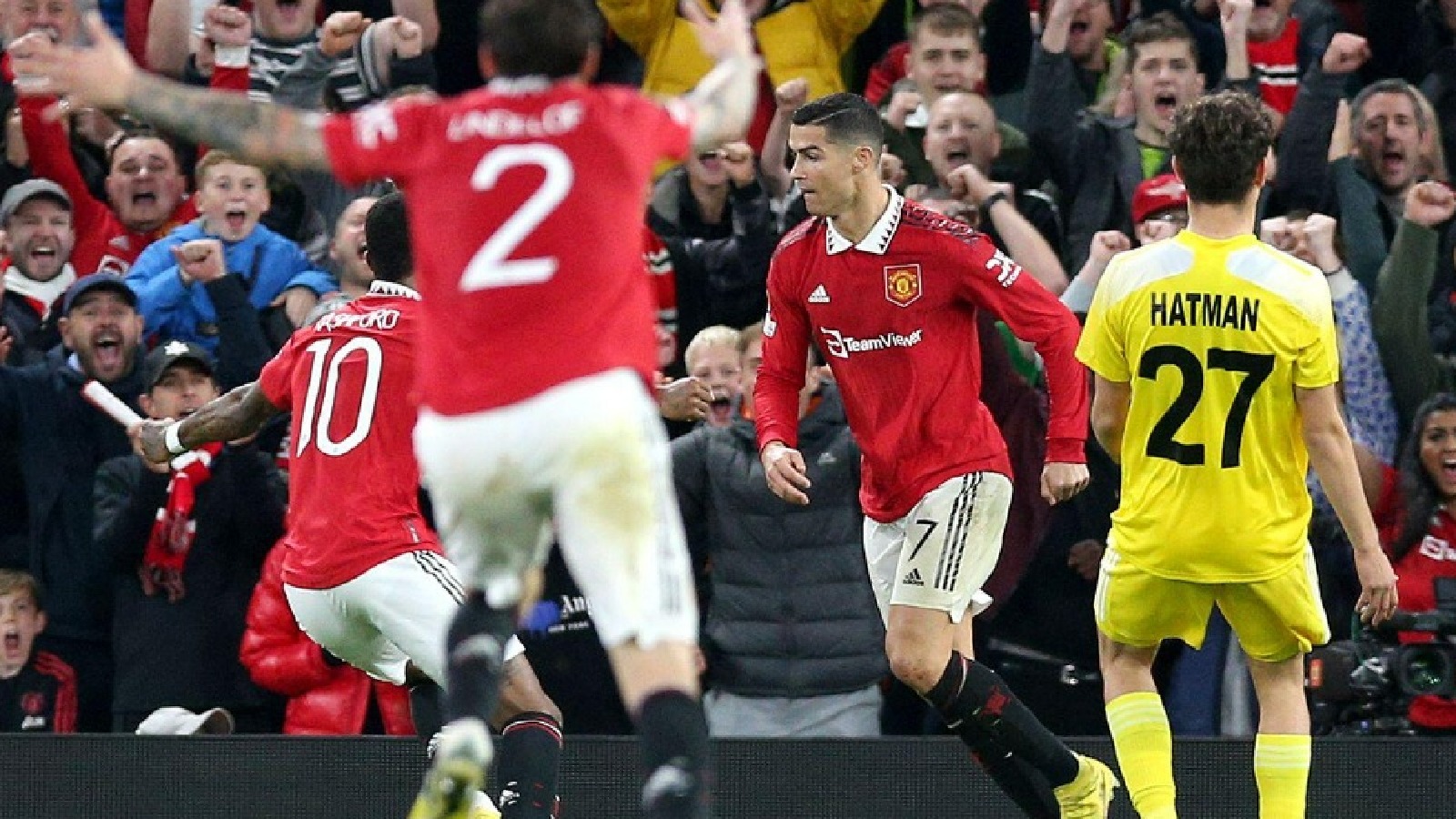 Cristiano Ronaldo scores in Manchester United's Europa League victory ...