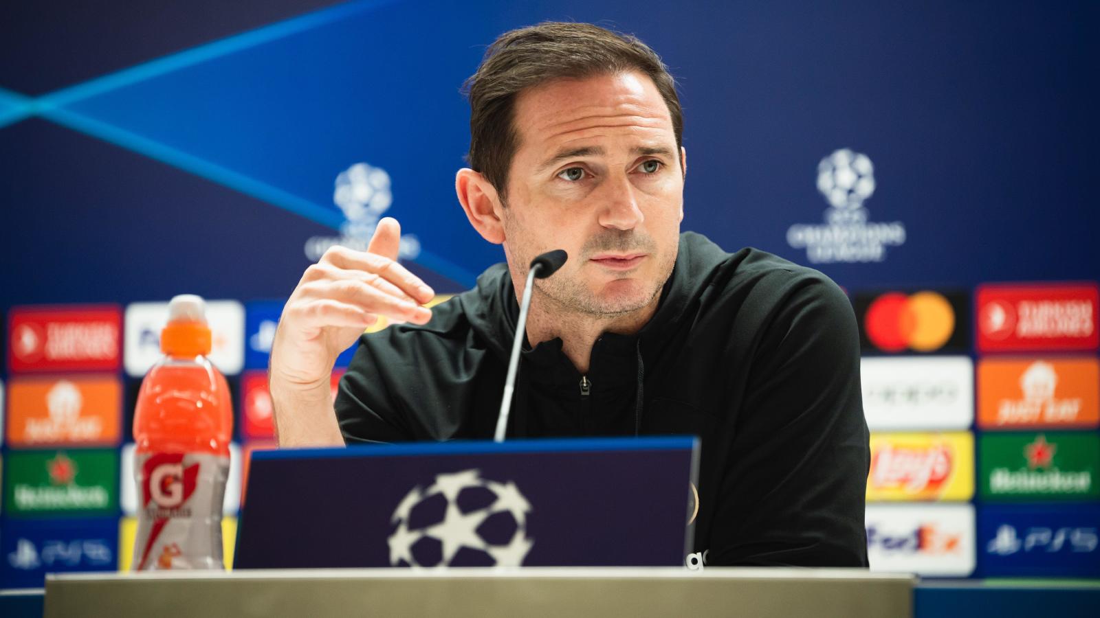 Frank Lampard urges Chelsea fans to look long-term after being knocked out of the Champions League