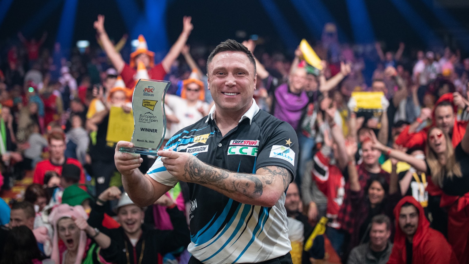 Red-hot Gerwyn Price continues dominance with European Darts Open win