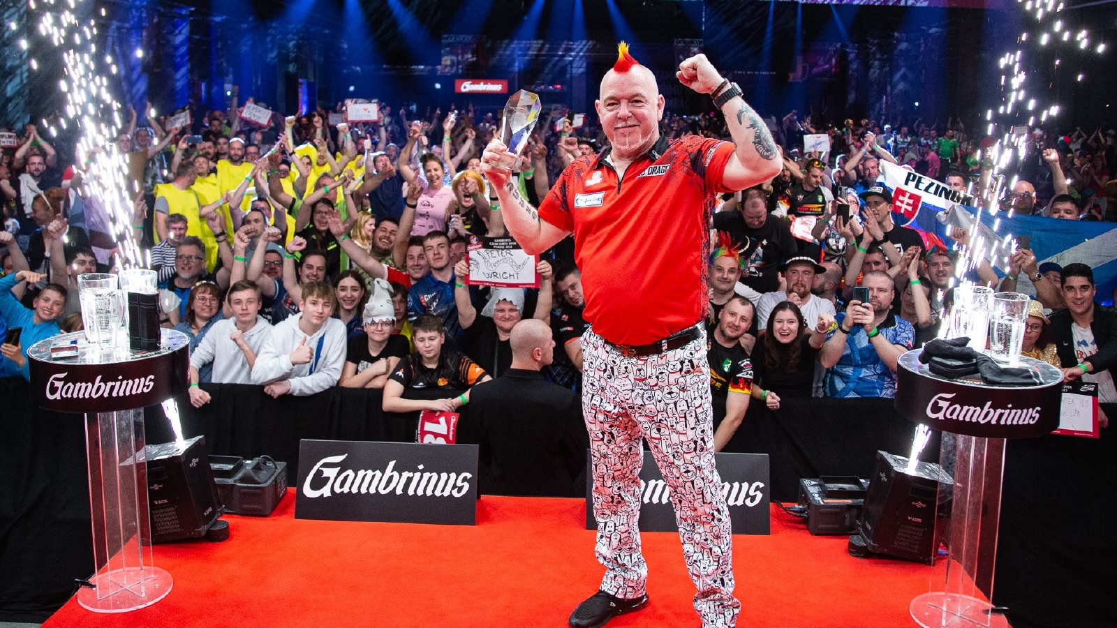 Peter Wright ends title drought in 2023 with victory at the Czech Darts Open
