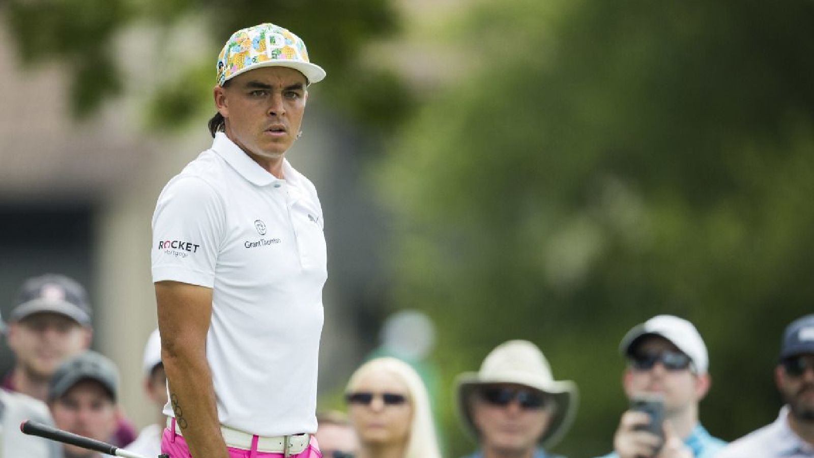 American golfer Rickie Fowler takes early lead at 123rd US Open