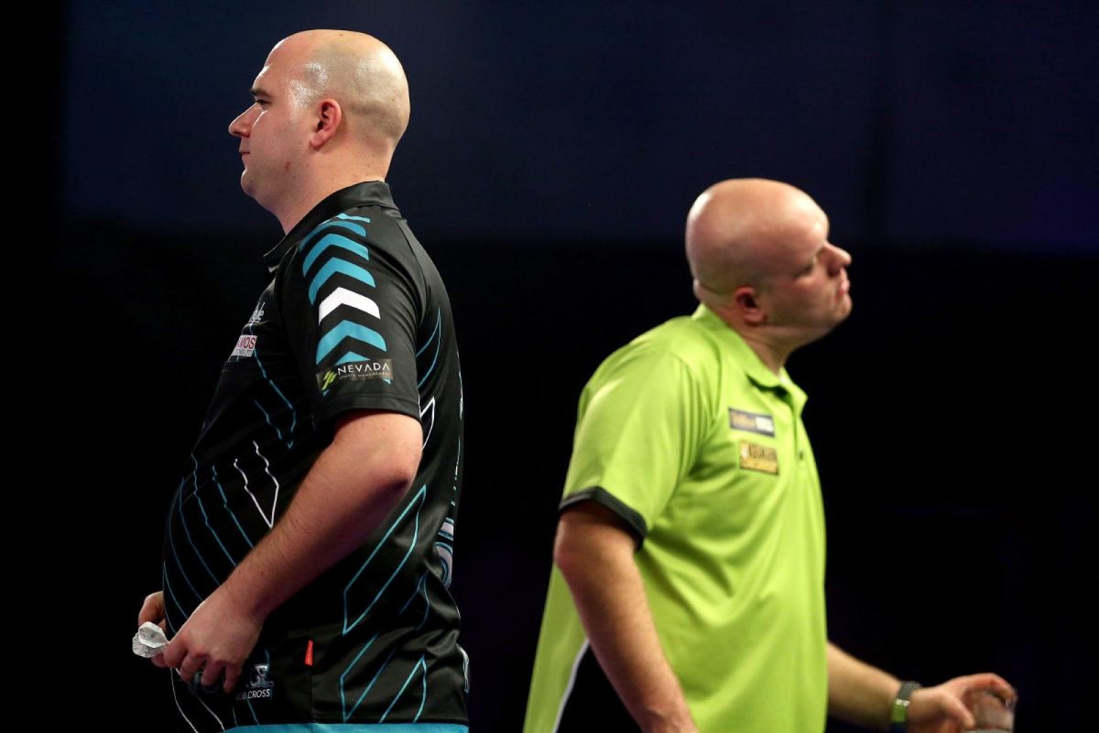 German Darts Grand Prix: Michael van Gerwen and Rob Cross both survive