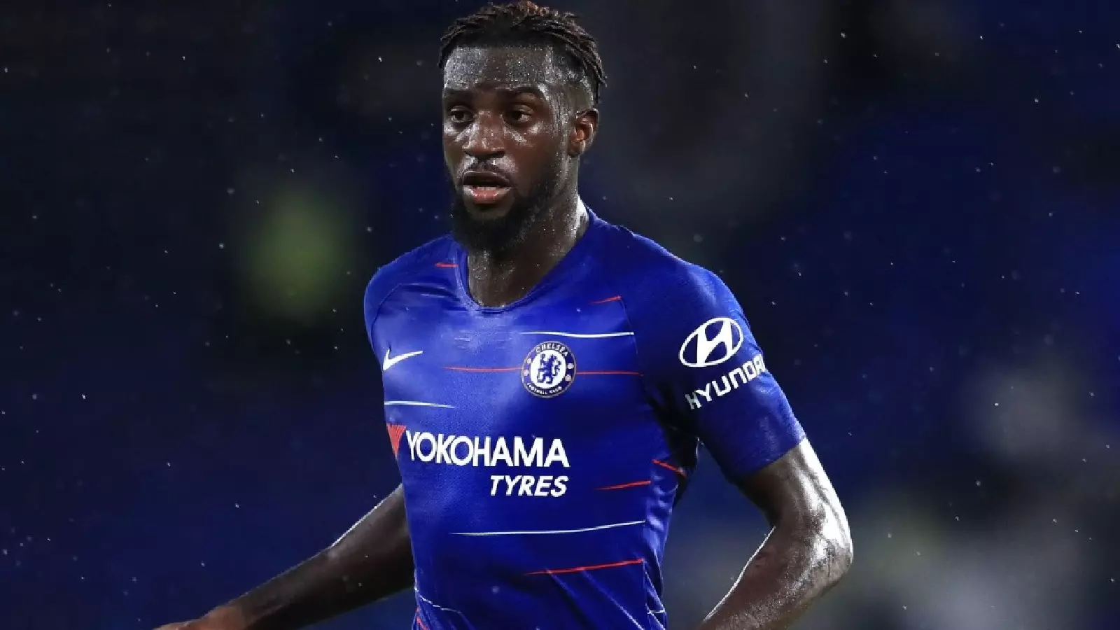 Tiemoue Bakayoko Rocks Blue Hair During Chelsea Training - wide 6