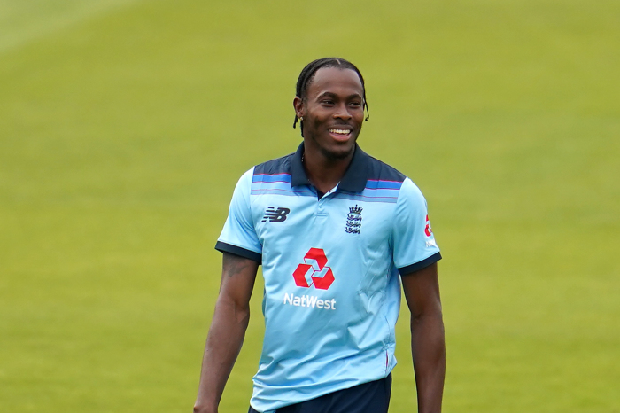 Jofra Archer has been pictured back in training during recovery