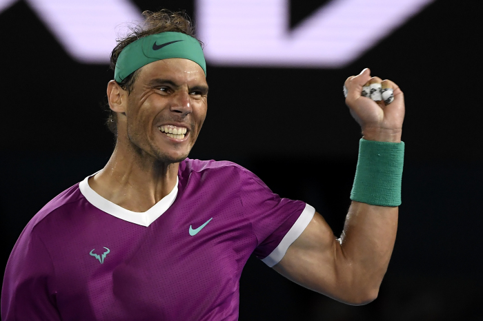 Rafael Nadal is through to the Australian Open final