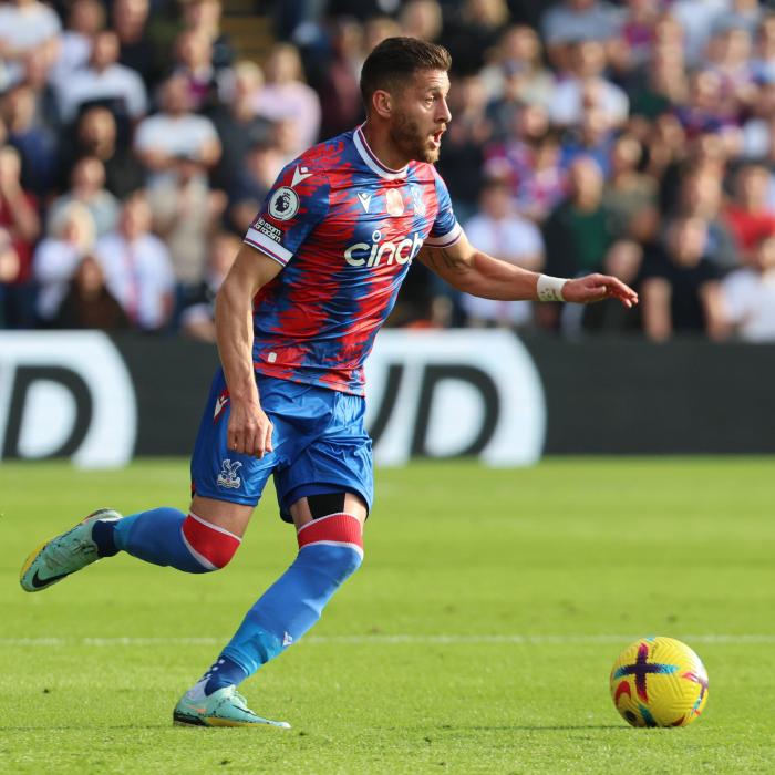 Crystal Palace's Joel Ward during English Premier League soccer match between Crystal Palace against Southampton March 2023