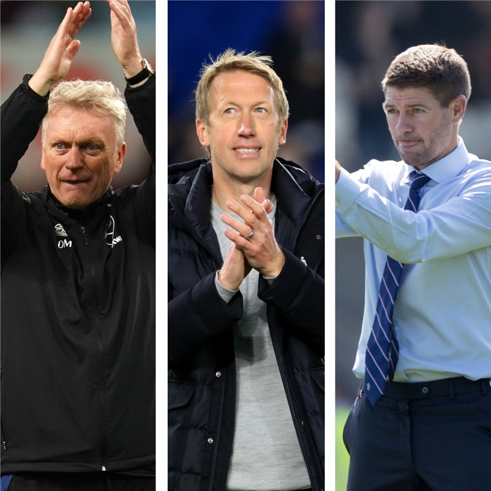 David Moyes, Graham Potter and Steven Gerrard are among the current batch of British football managers