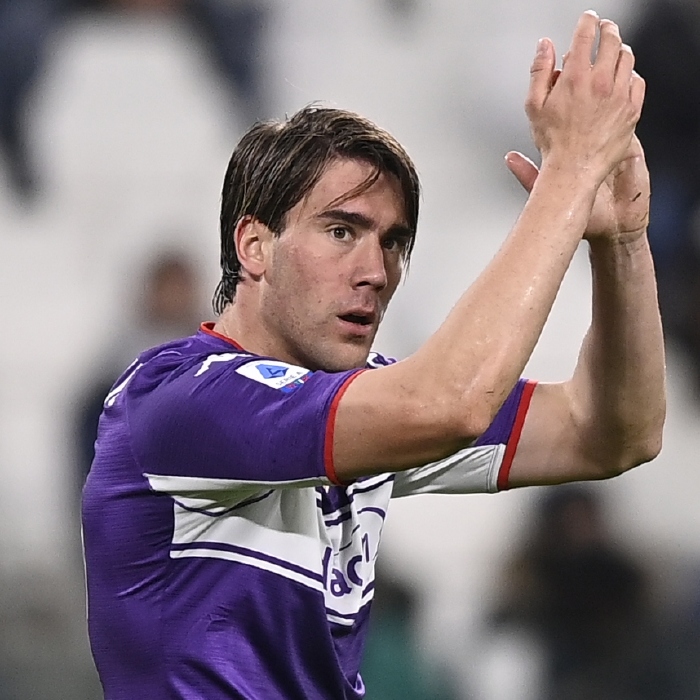 Fiorentina's in-demand Serbian striker Dusan Vlahovic