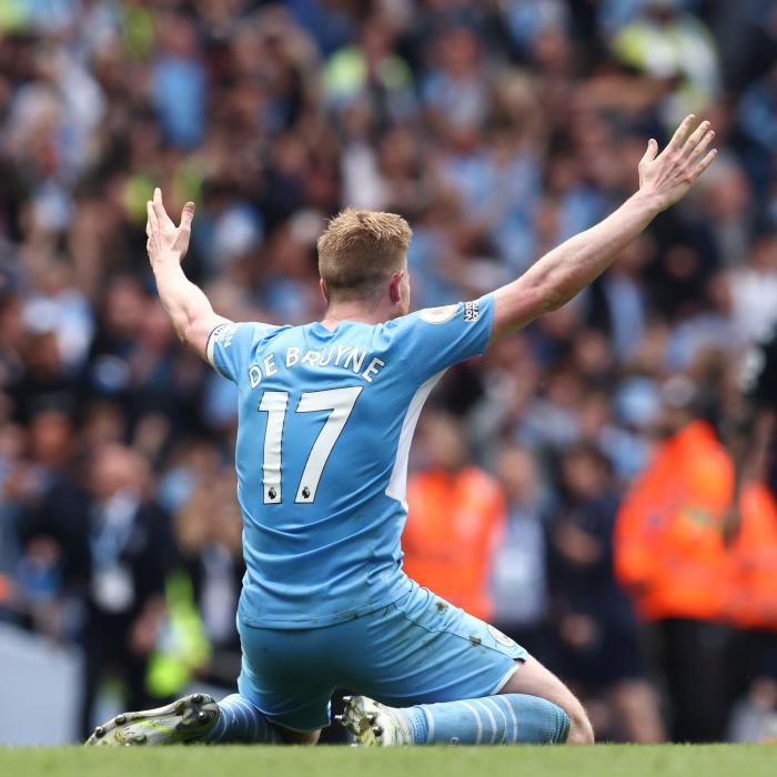 Kevin De Bruyne is one of only two active players among the Premier League's top ten assist-makers