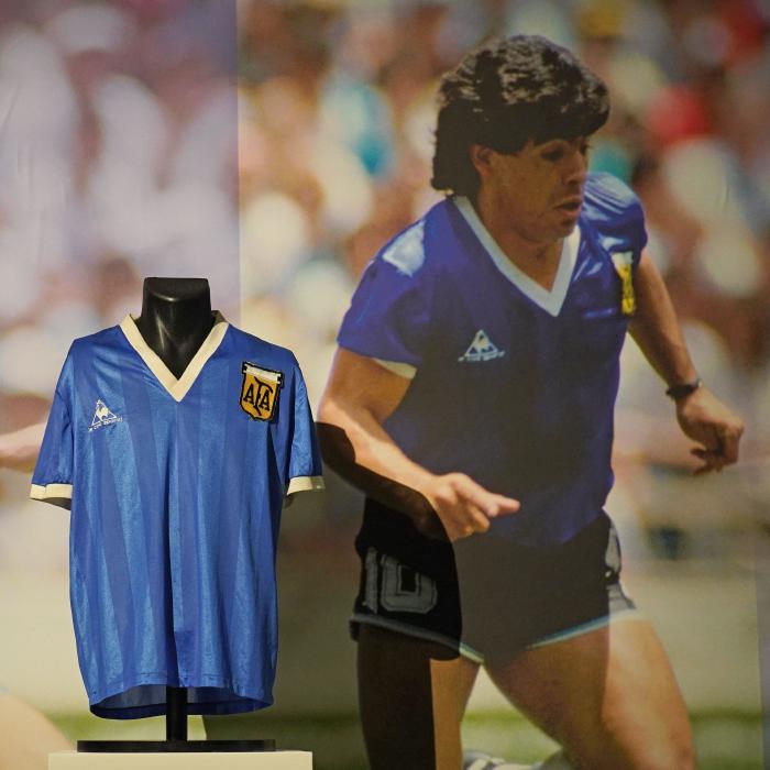 Original Diego Maradona 'Hand of God' shirt