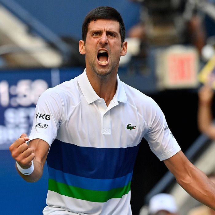 Novak Djokovic roar at US Open
