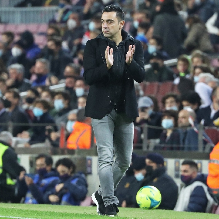 Xavi celebrated his first game in charge of FC Barcelona with a slim derby victory over Espanyol
