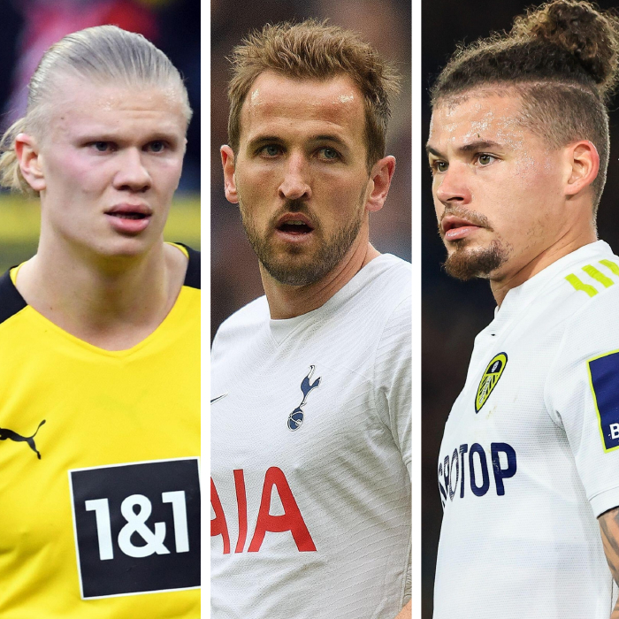 Erling Haaland, Harry Kane and Kalvin Philips are among the players who could be targeted by Premier League clubs in the summer