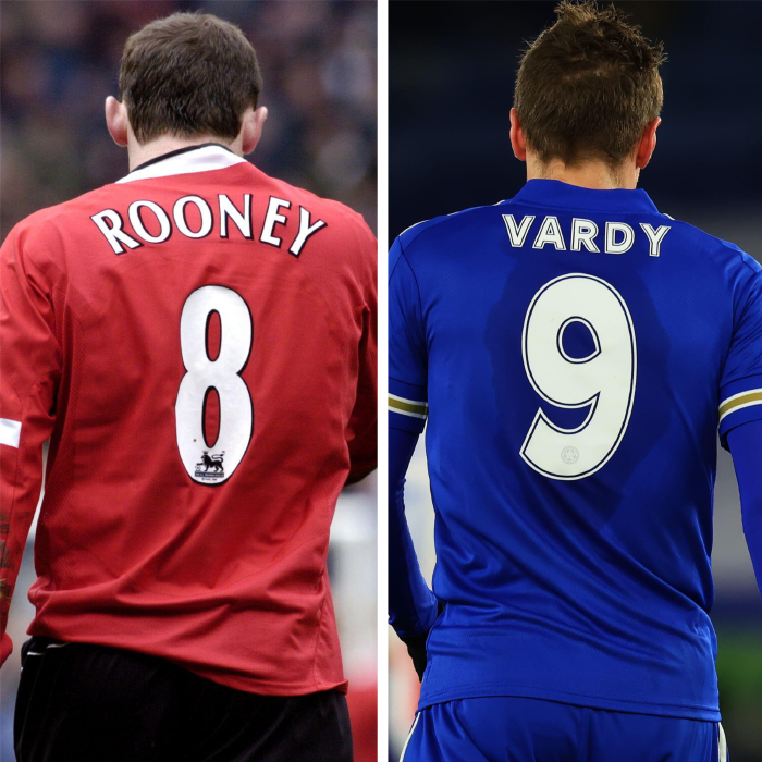 Jamie Vardy vs Wayne Rooney in the battle of the former England strikers